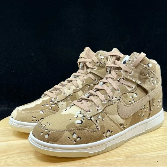 Nike Dunk High Desert Camo - Size Women's 9.5/Men's 8 - DX2314-200 - Picture 2 of 10